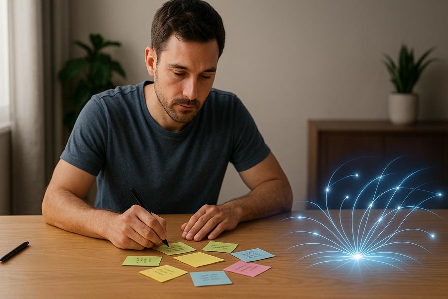 Lotosblüten-Technik & Futurizing mit KI